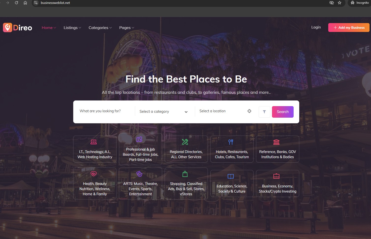 BusinessWebList.net - Number 1 Worlds Web Directory